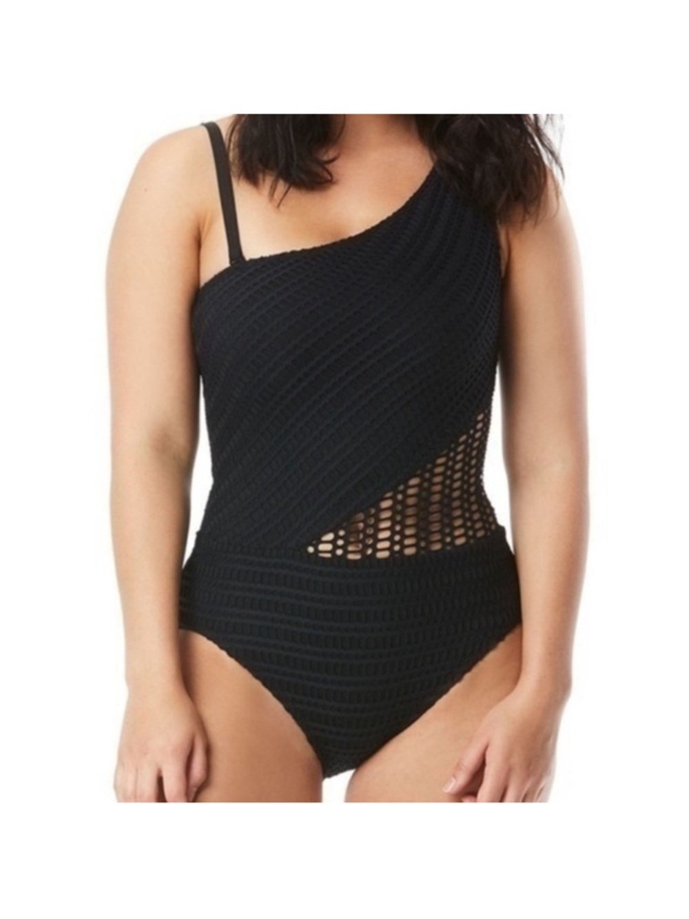New Coco Reef One Piece Swimsuit, Black, Size 12, NWT